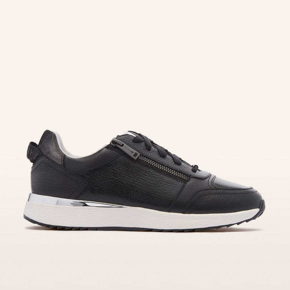 Brooklyn III Black/Steel Women's Sneaker FRANKIE4