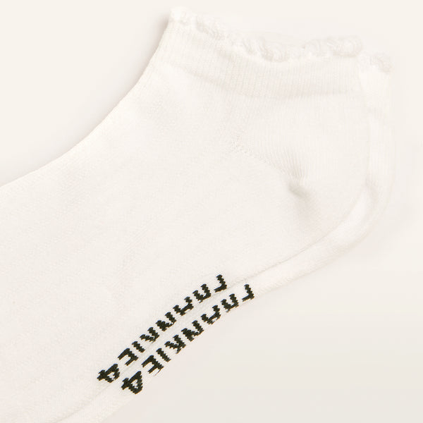 Adult Ankle Ribbed White 2 pack