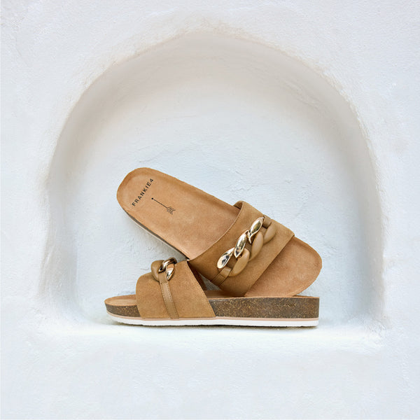Quinn III Barley Suede