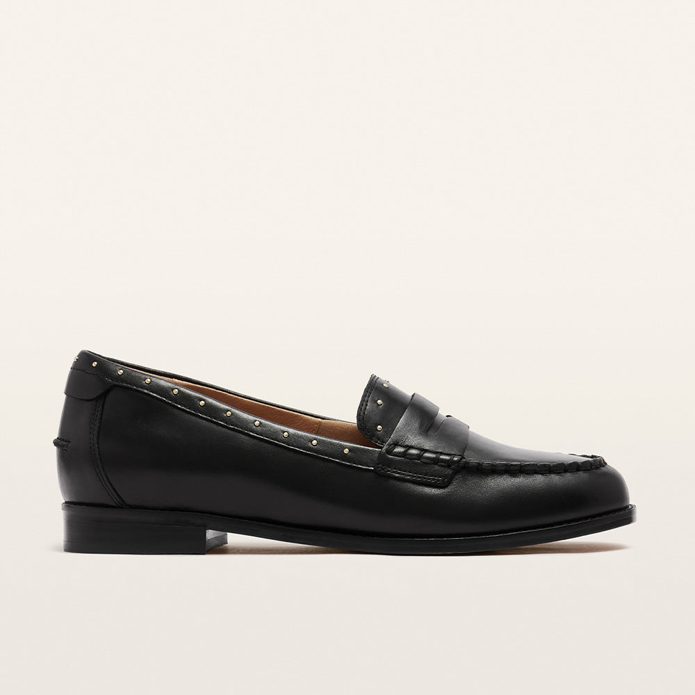 Franklin Black Tumbled Women's Dress Flat