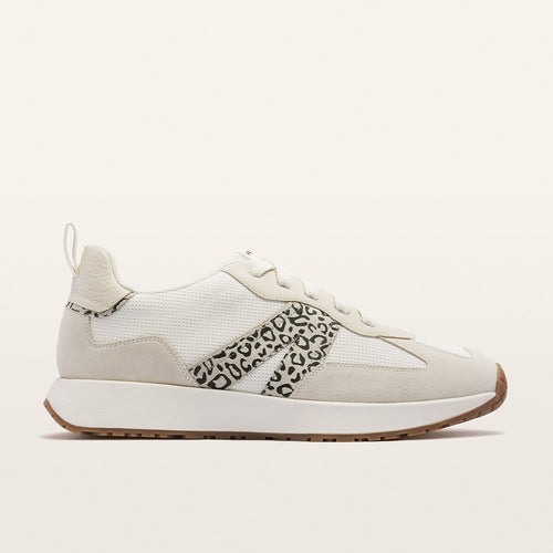 Axel II White/Leopard Print