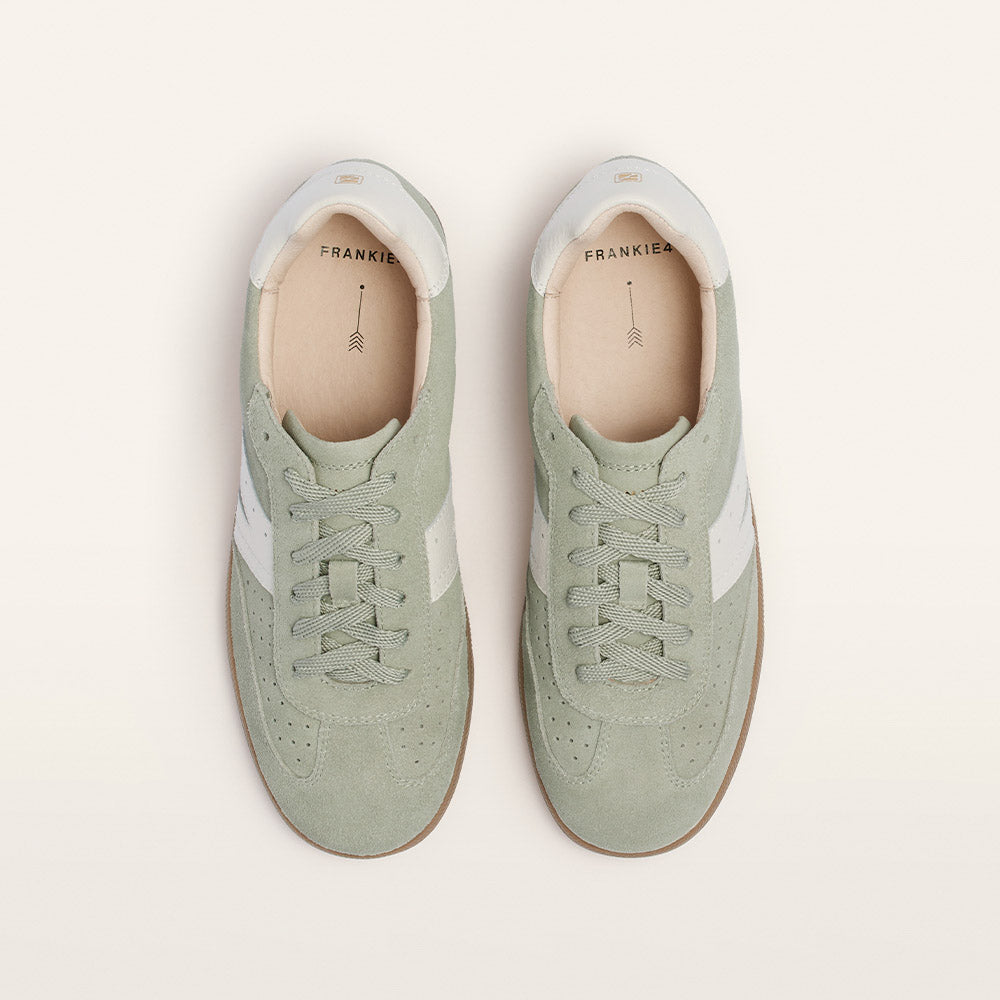 Levi Pistachio Suede Women's Sneaker | FRANKIE4