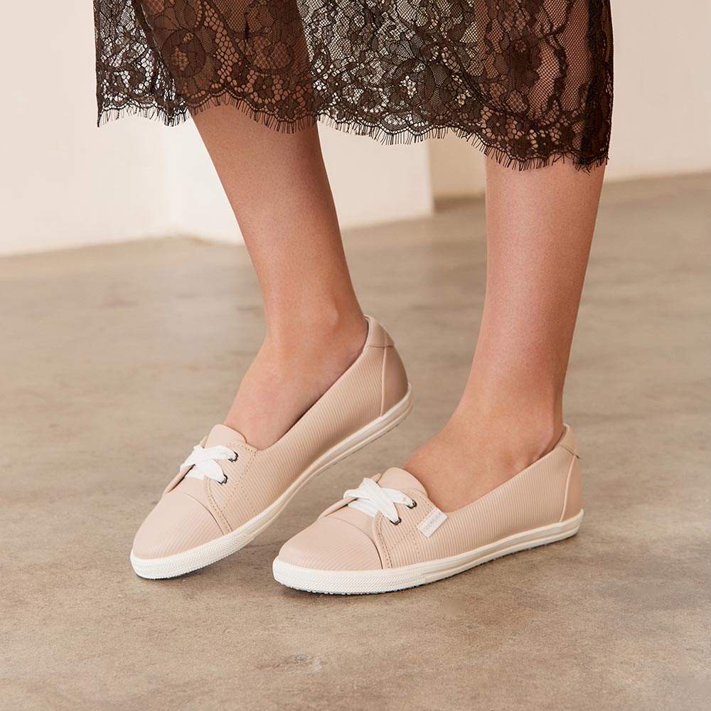 hannahページ Hannah III Light Blush Emboss Women's Casual Flat | FRANKIE4