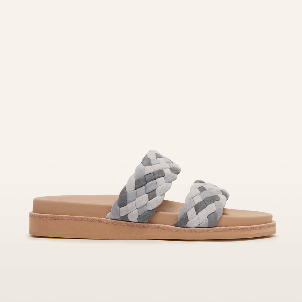 Malone Blue Weave Slide