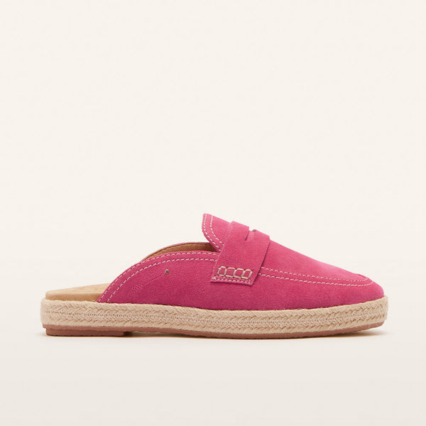 Arlie Hot Pink Suede