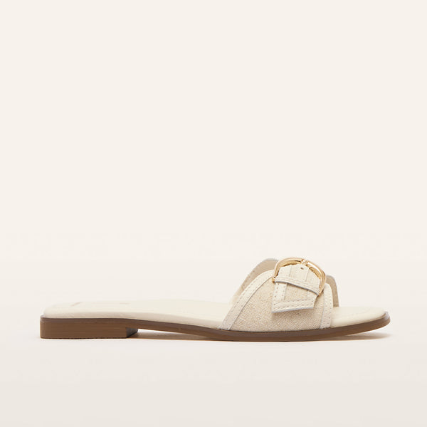 Tate Linen Women's Slide | FRANKIE4