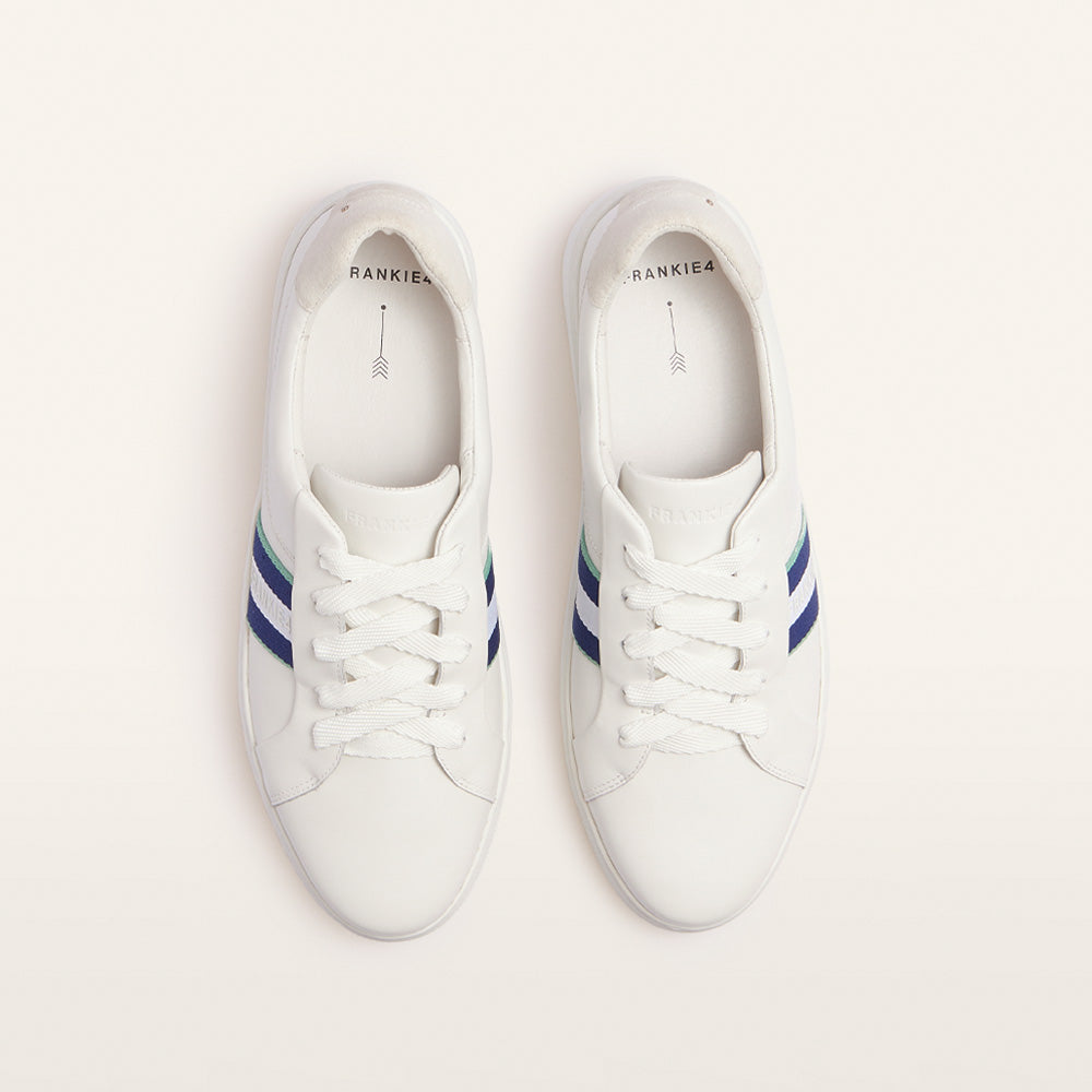 Riley White/Navy Women's Sneaker | FRANKIE4