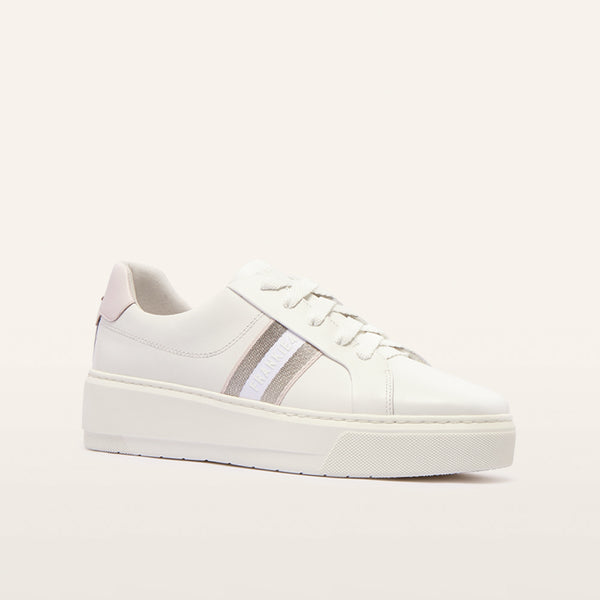 Riley White/Pink Tint