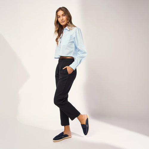 Arlie Navy Suede
