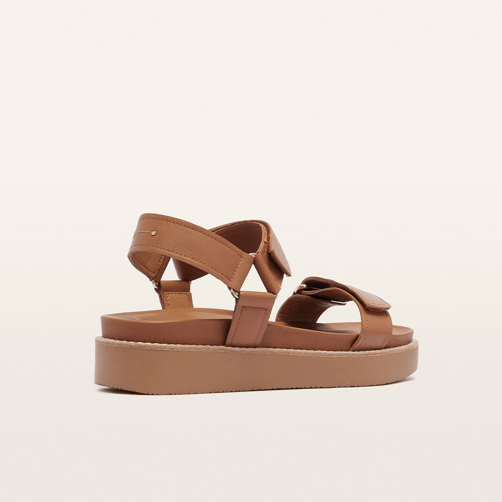 Zane Tan Women's Flat Sandal | FRANKIE4