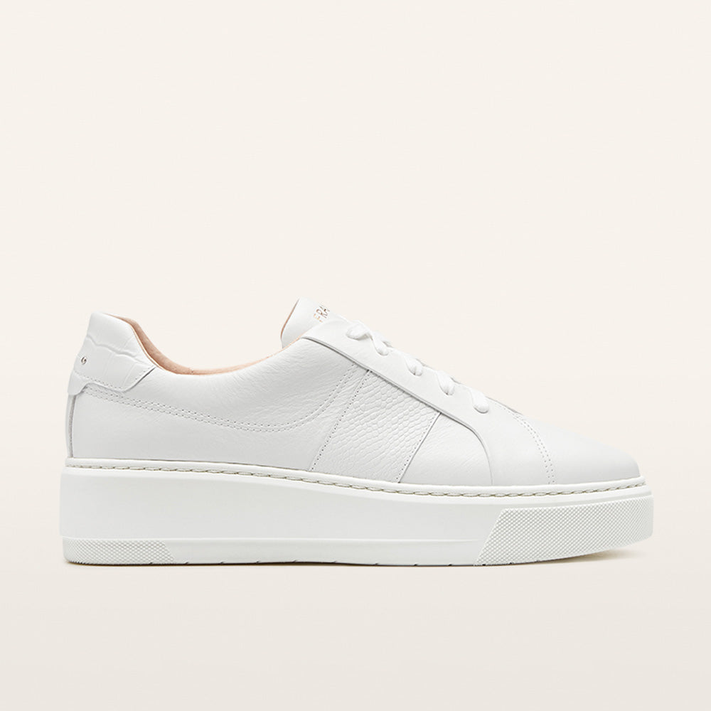 Riley White Tumbled Women's Sneakers