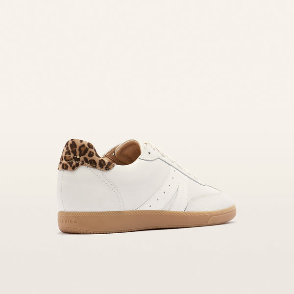 Levi White/Leopard Print