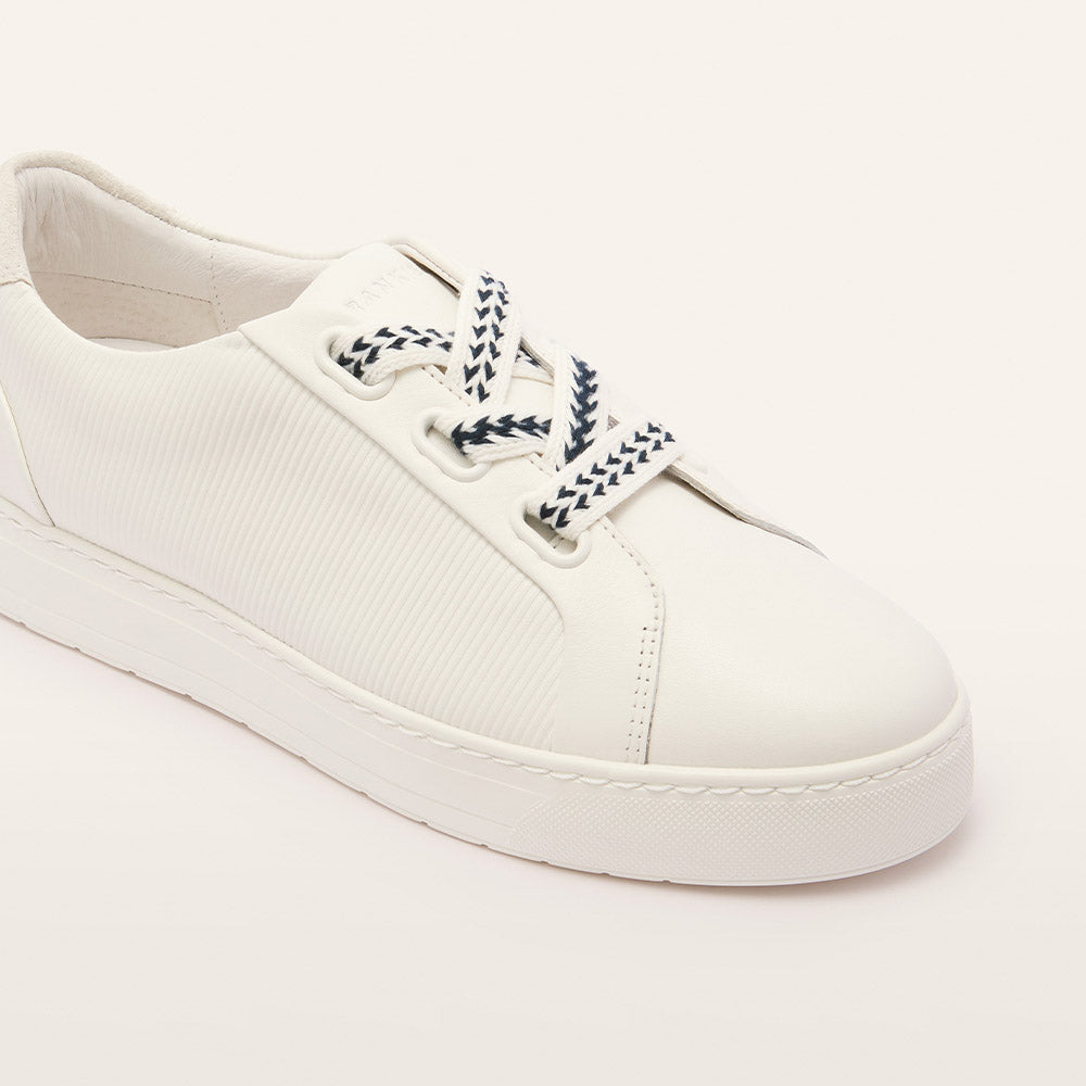 Emboos White Mya II Soft White Emboss Women's Sneaker | FRANKIE4