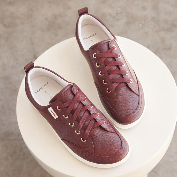 Ellie V Cranberry Tumbled