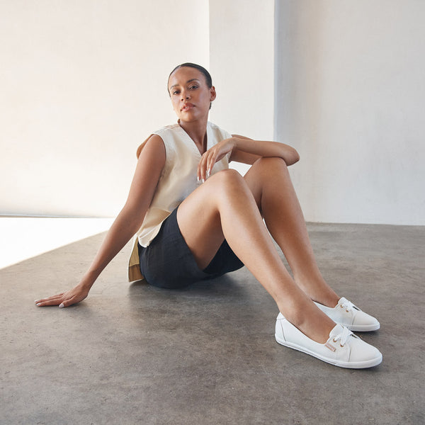 Hannah III White Tumbled