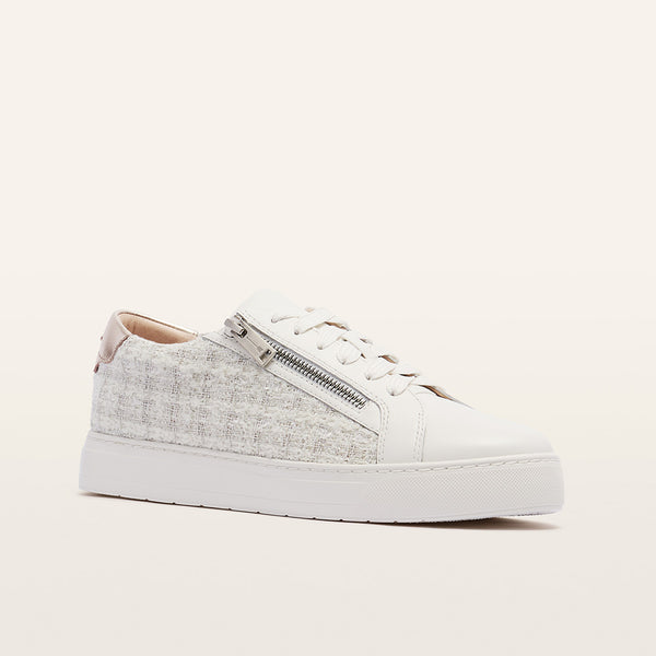 Billie II Soft White Tweed