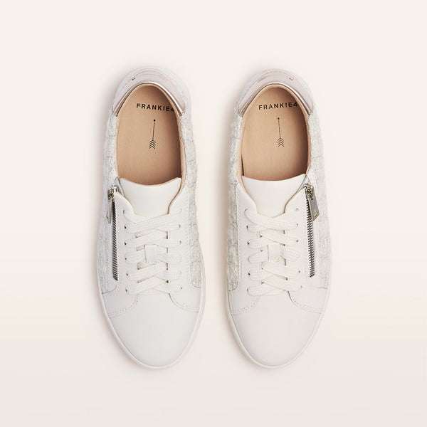 Billie II Soft White Tweed