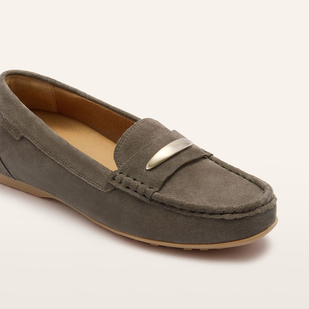 Foxx Sable Suede Women's Casual Flat | FRANKIE4