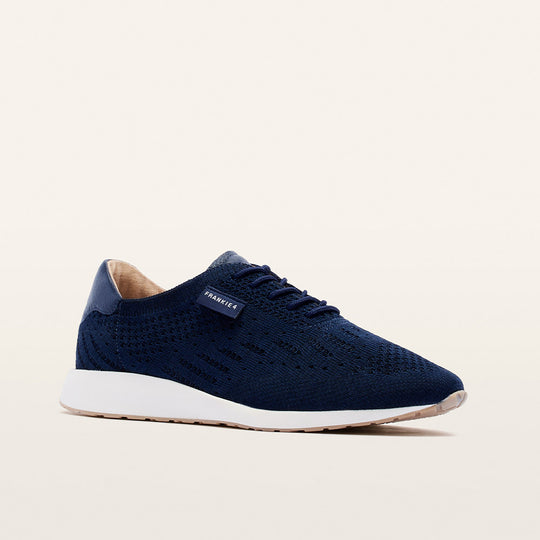 Dimity II Navy Knit Women's Sneaker | FRANKIE4