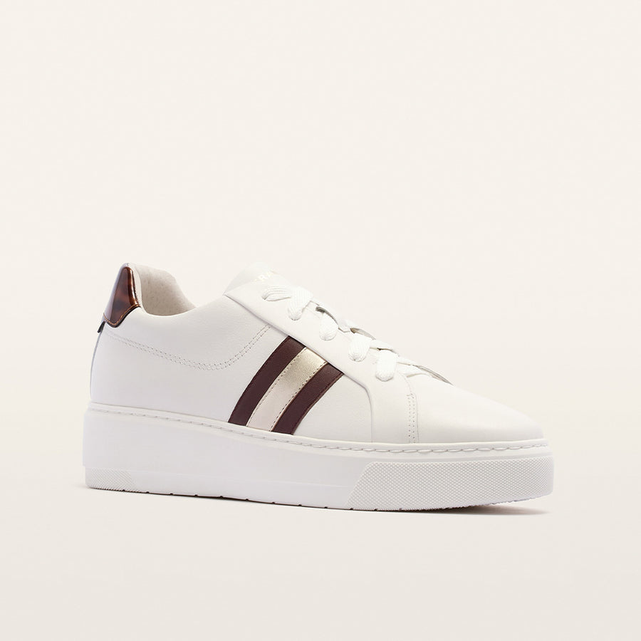 Riley II White/Cherry Women's Sneaker | FRANKIE4
