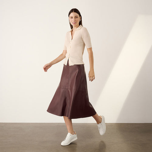 Jackie V White/Rose Gold