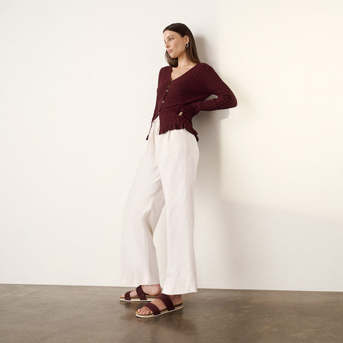 Maria III Cherry Suede