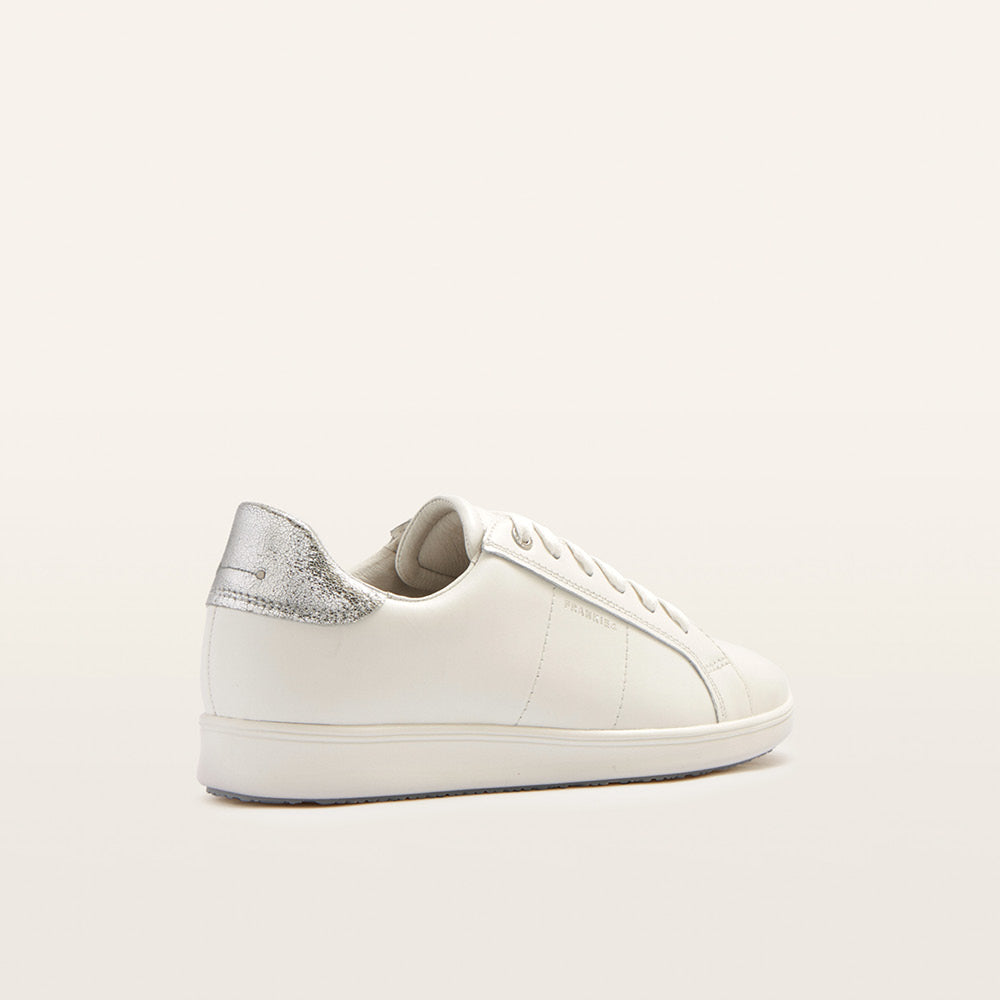 Jackie V White/Silver Women's Sneaker | FRANKIE4