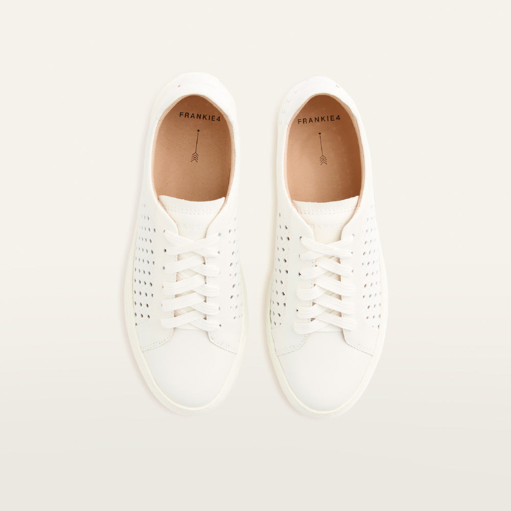 Mim IV White Weave Sneaker | FRANKIE4