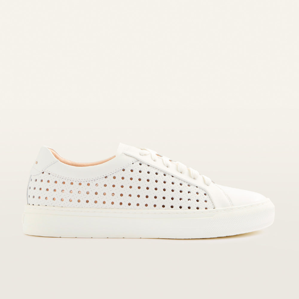 Mim IV White Weave Women's Sneakers