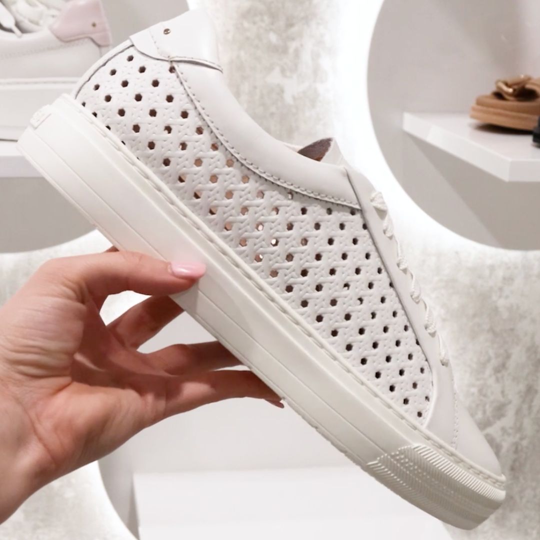 Mim IV White Weave Women's Sneaker FRANKIE4