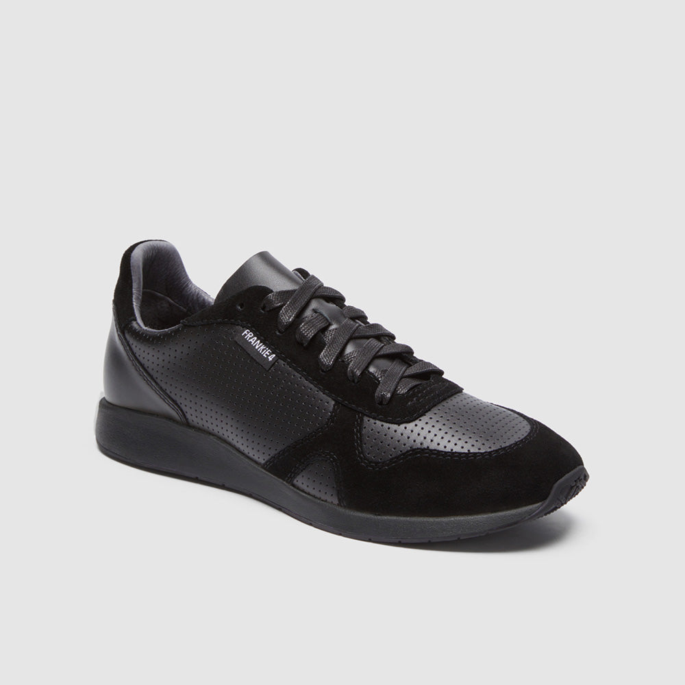 Winnie II Black/Black Suede Sneaker | FRANKIE4